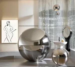 ديكور حائط DIY نمط تجريدي فن ديكو نمط الفولاذ المقاوم للصدأ - DIY Wall Decor Maker Abstract Art Deco Style Stainless