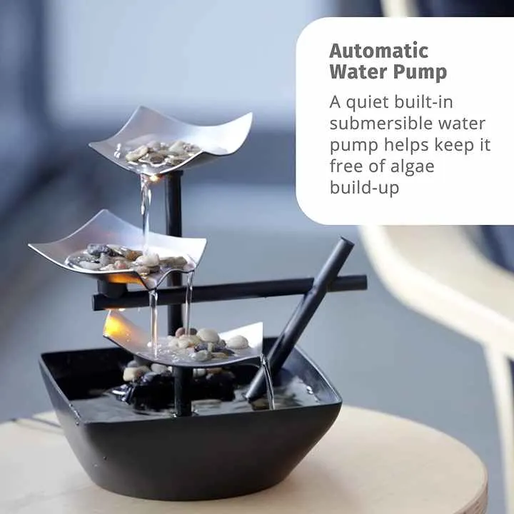 ديكور المنزل نافورة مياه متدفقة  - Home Decor Flowing Water Fountain