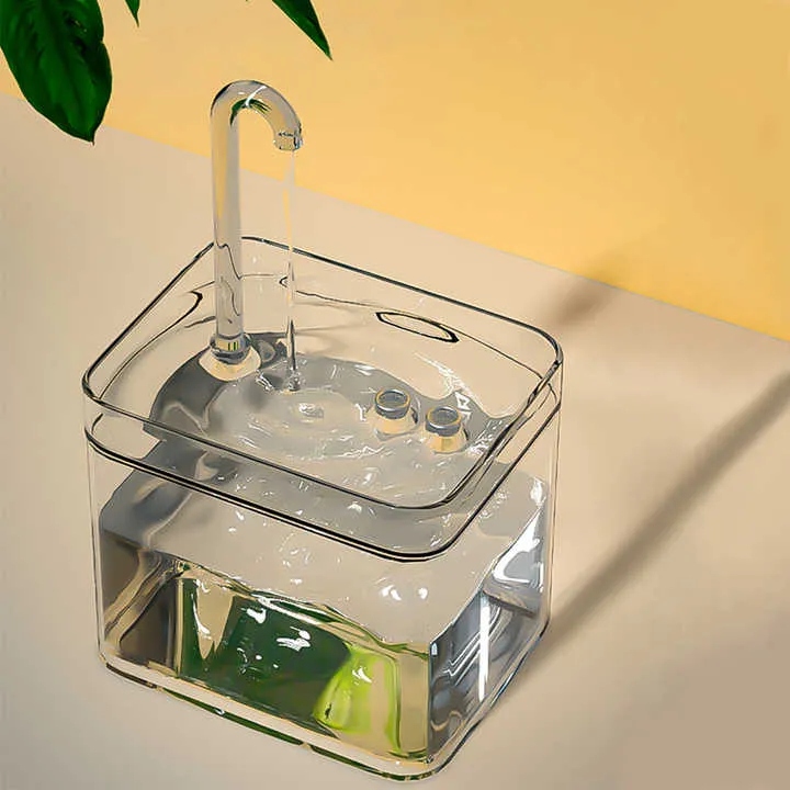 جديد شفاف القط ، نافرة القط ، فلتر شرب كهربائي إعادة تدوير الحيوانات الأليفة ، New Transparent Cat Waterer, Cat Fountain, Electric Pet Drinking Filter Recycling,
