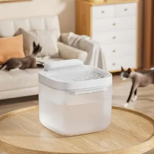 نظام ذكي للقطط يعمل بجهد تشغيل هادئ يعمل بمنفذ USB بقدرة 3 لتر/أونصة 3L/10oz USB Powered Quiet Operation Smart Cat Fountain System