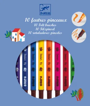 10 Felt Brushes Classic