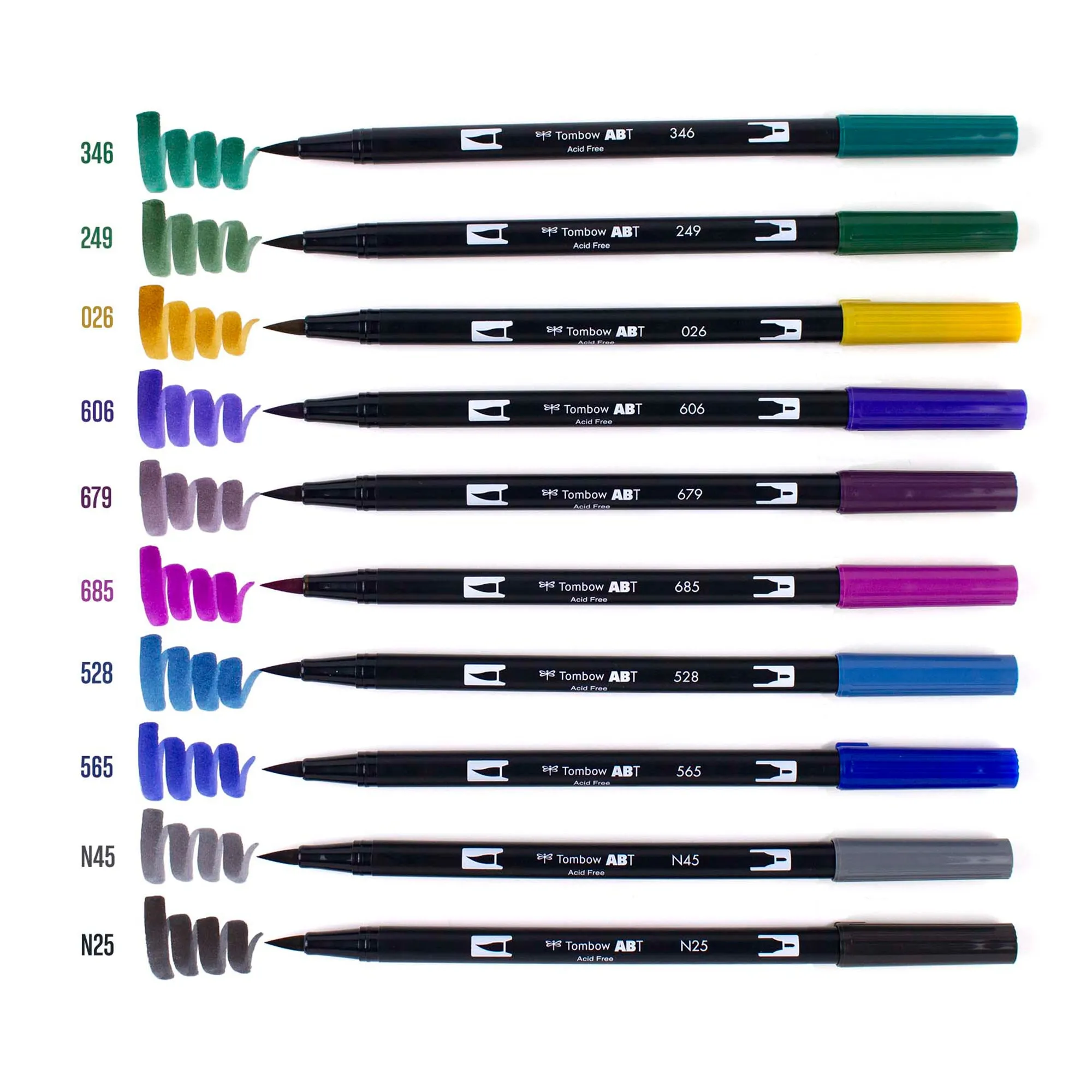 10-Pack Dual Brush Pens - Bohemian