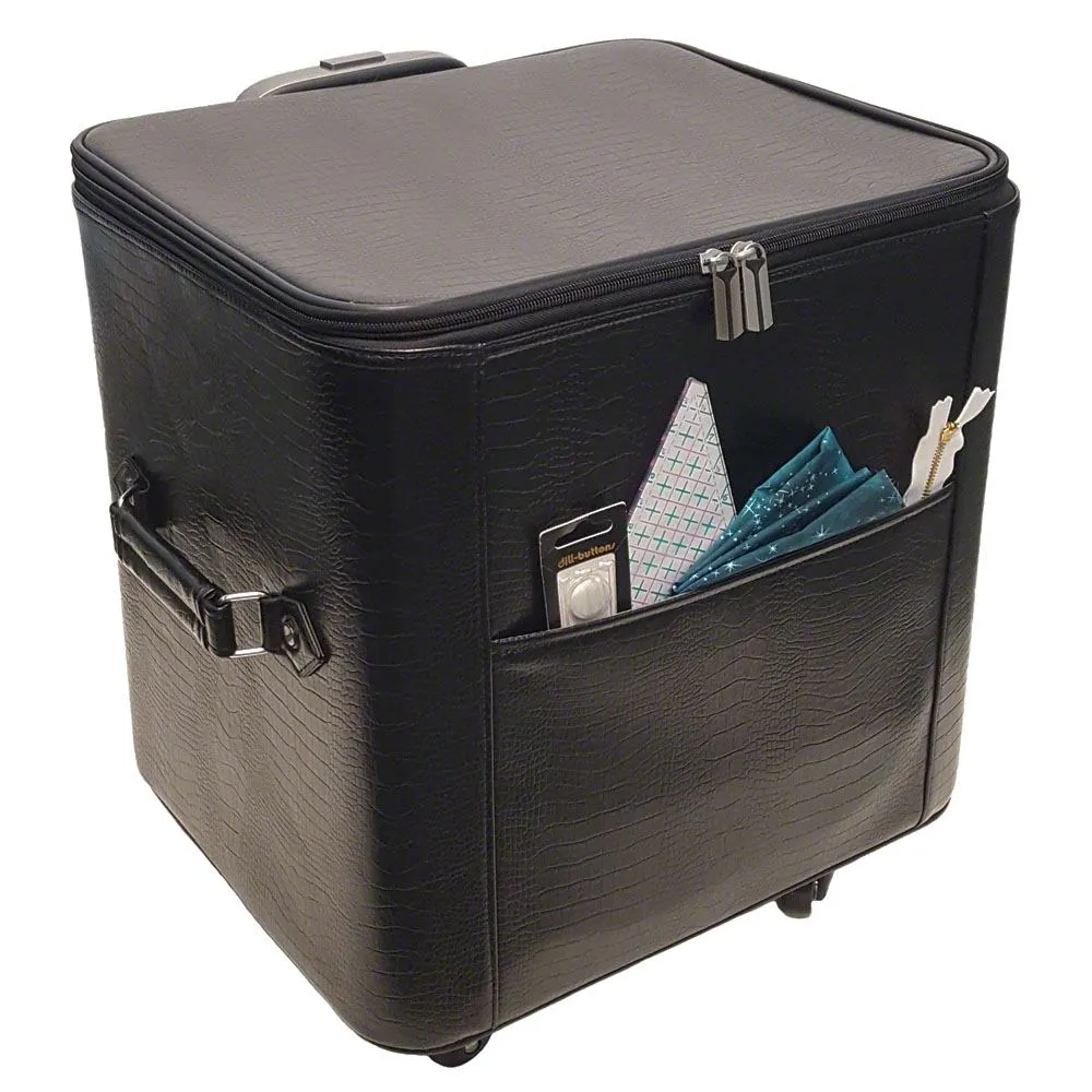 15in Wheeled Serger Hard Case - Black