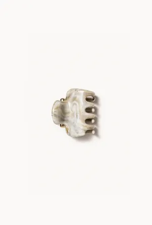 1.5" Claw Clip in Green Marble  | Undo Hairware