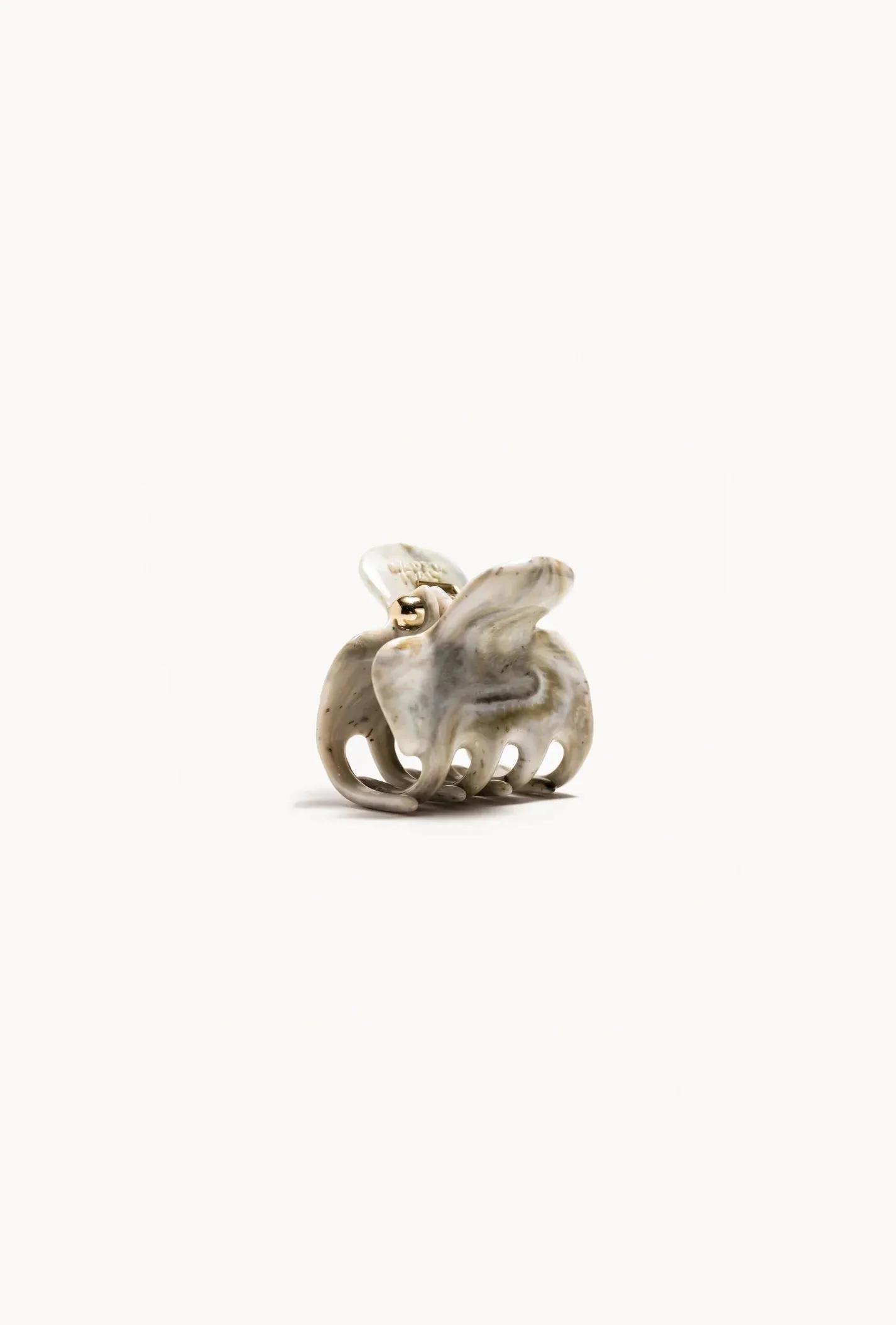 1.5" Claw Clip in Green Marble  | Undo Hairware