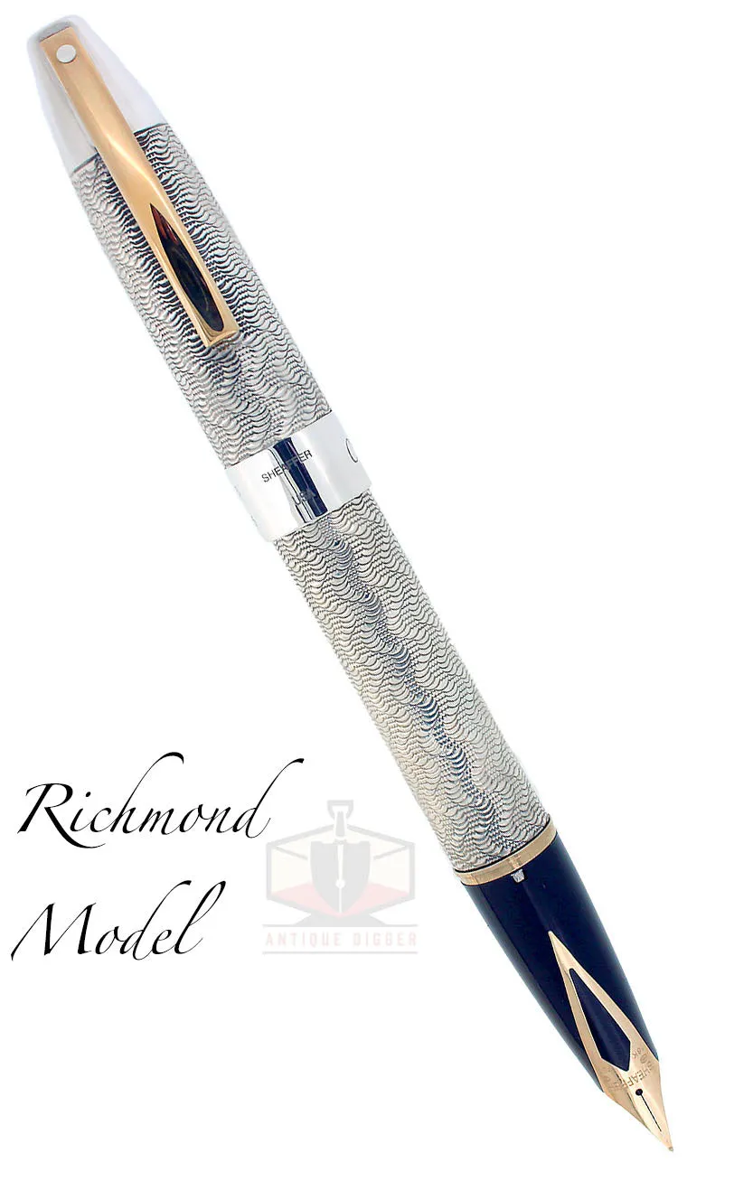 1997 SHEAFFER LEGACY CP4 MATCHING NUMBER SET WASHINGTON RICHMOND CIVIL WAR STERLING FOUNTAIN PENS