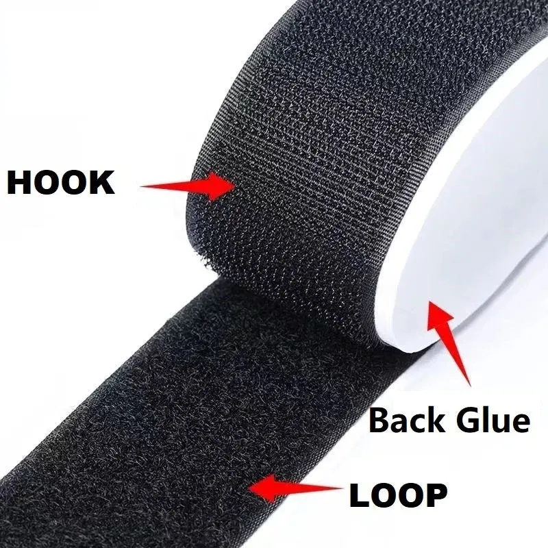 2 Adhesive Hook And Loop Roll Tapes Ge-21