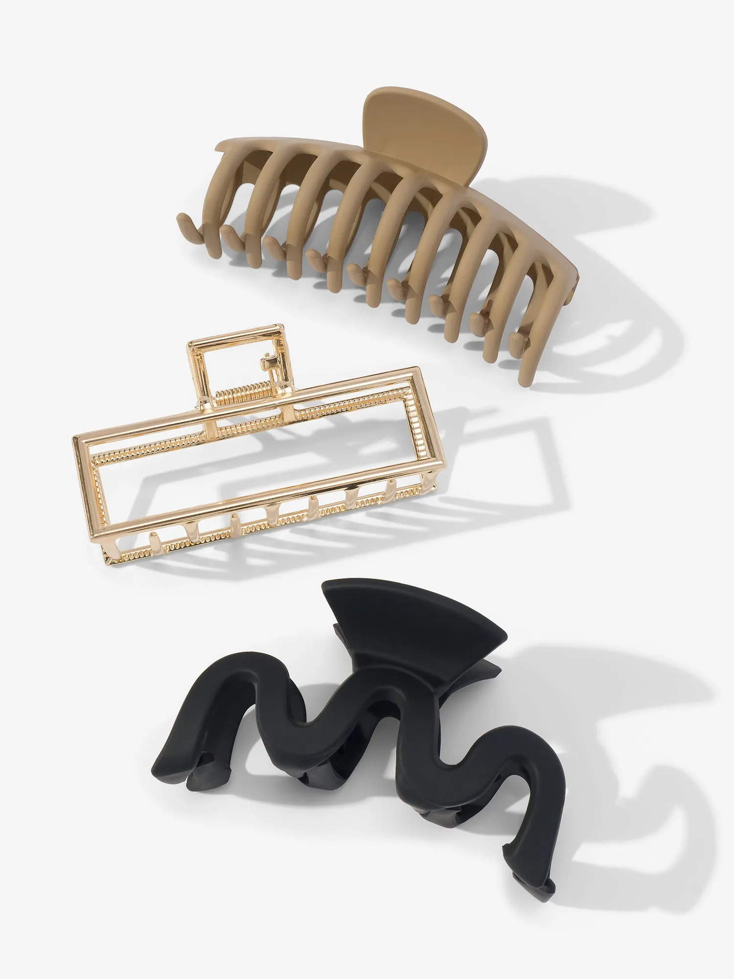 3-Pack Claw Clips