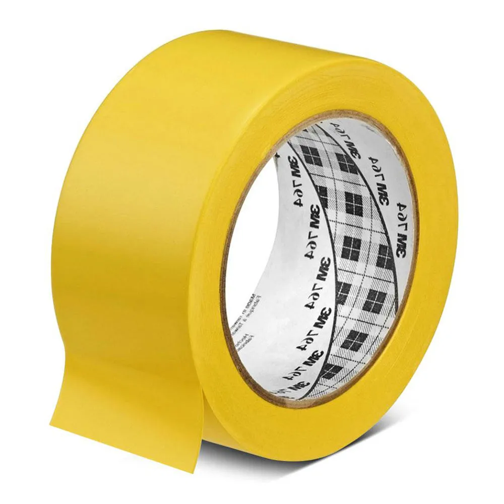 3M 764 General Purpose Vinyl Tape Yellow 25mm x 33m Marking Colour Coding Safety