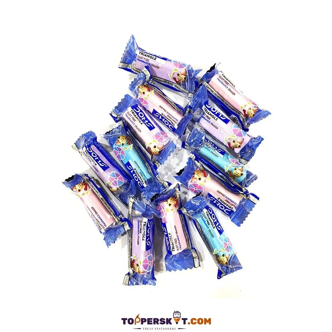 (5 Pcs.) Doms Eraser - Triangular Design for Comfortable Use