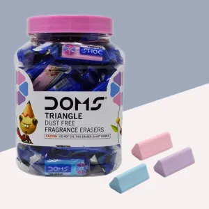 (5 Pcs.) Doms Eraser - Triangular Design for Comfortable Use