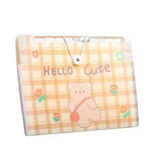 A4 EXPANDING FOLDER- (HELLO CUTE)