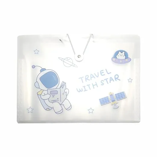 A4 EXPANDING FOLDER-(TRAVEL WITH STAR)