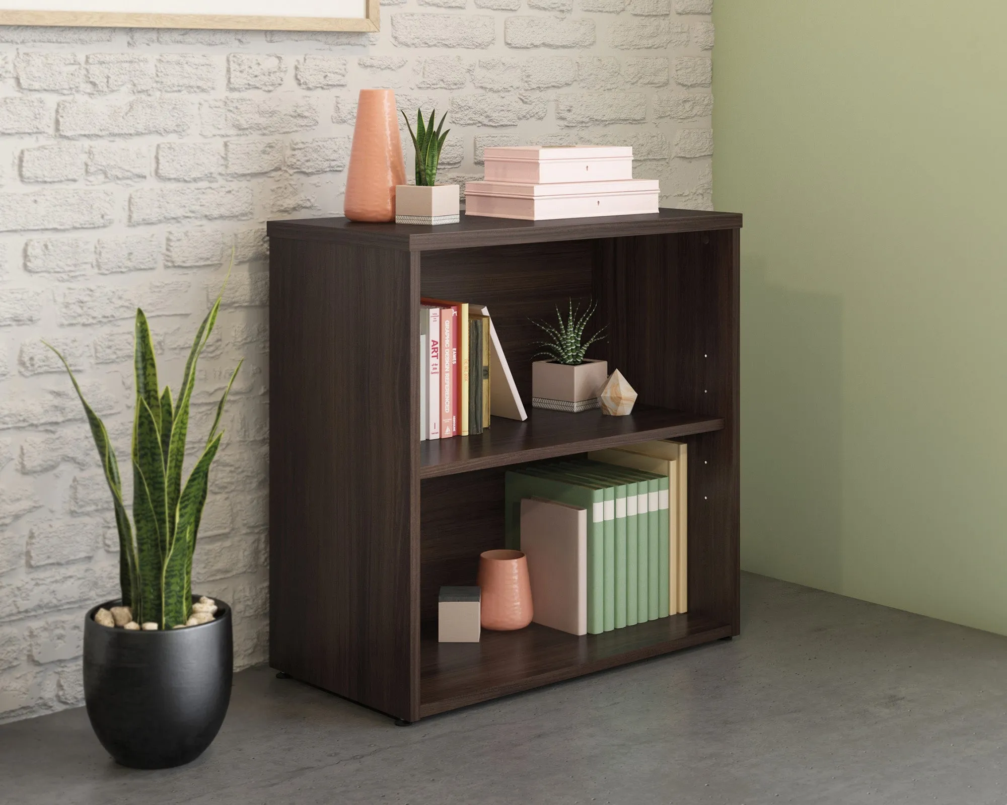 Affirm 2 Shelf Bookcase Ne