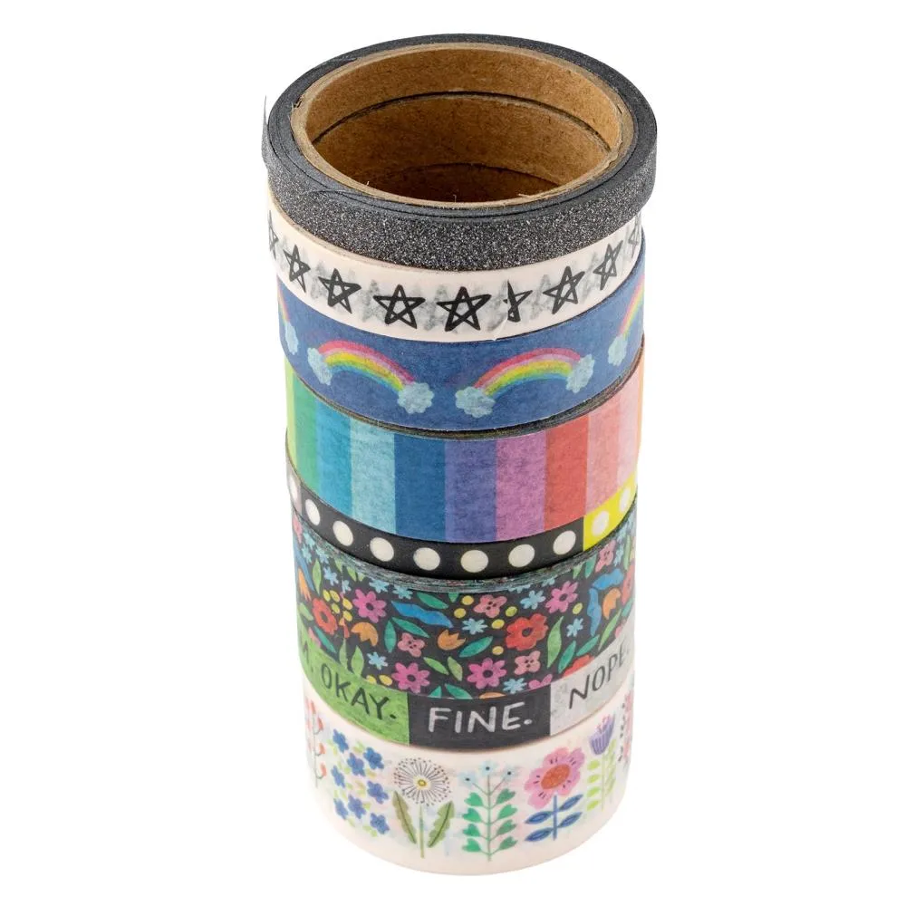 American Crafts Whatevs Washi Tape 8/Pkg