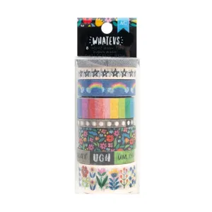 American Crafts Whatevs Washi Tape 8/Pkg