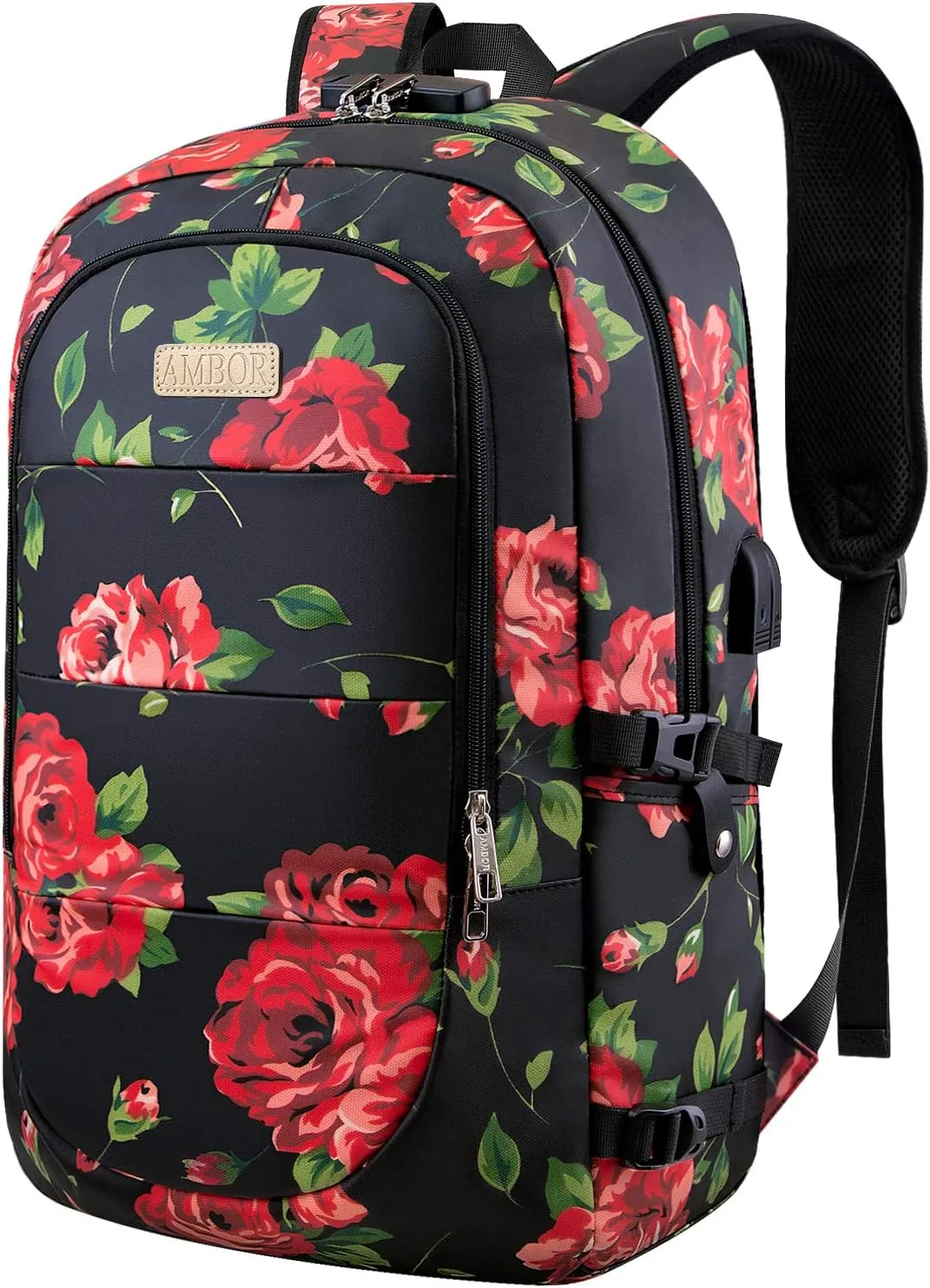 Anti-Theft Travel Laptop Backpack for 17.3 inch Laptops | USB Charging and AUX Ports | Explore with Confidence