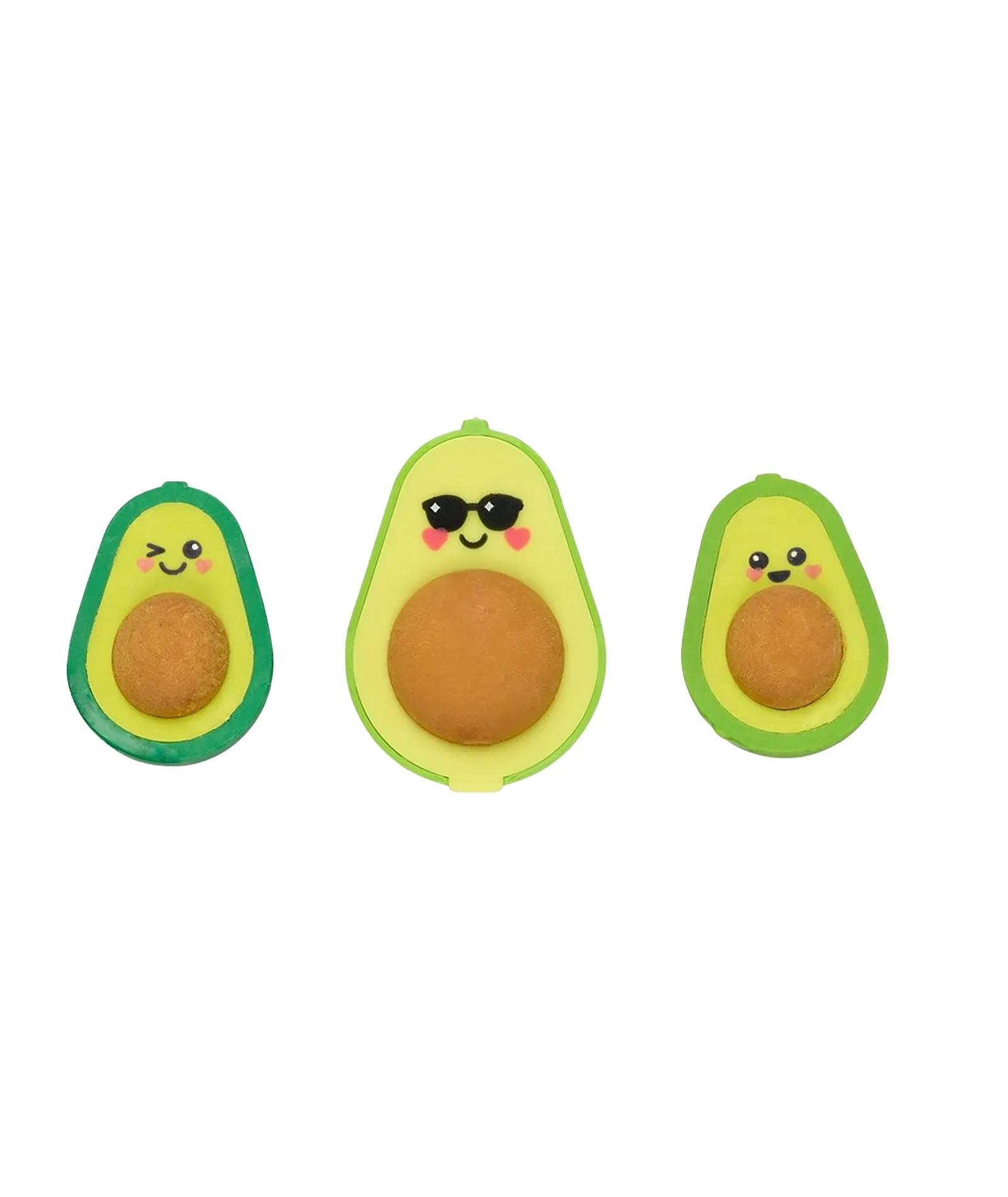 Avocado Love Eraser and Sharpener - Set of 3