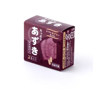 Azuki Red Bean Scented Ice Cream Bar Shaped Eraser (2pcs)