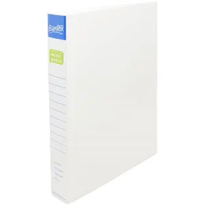 Bantex Poly Ring Binder 2D 25Mm A4 White