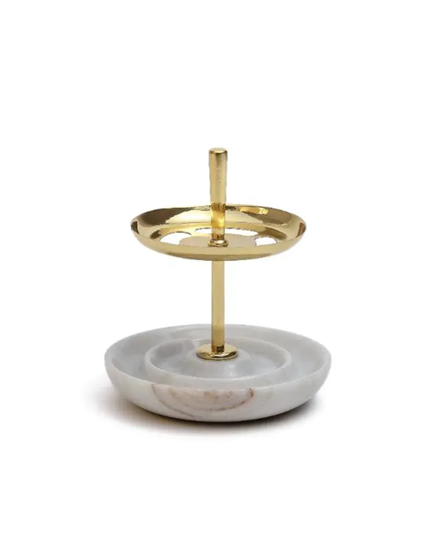 Bau Pen Stand | Marble | Multiple Colors | 5 x 5 x 6 inches