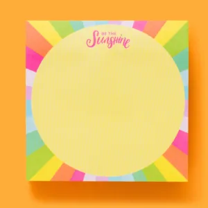 Be The Sunshine Sticky Notes Cube