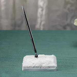 Beverly Clark Venetian Elegance Collection Penholder Ivory