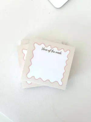 Bible Verse of the Week Sticky Notepad