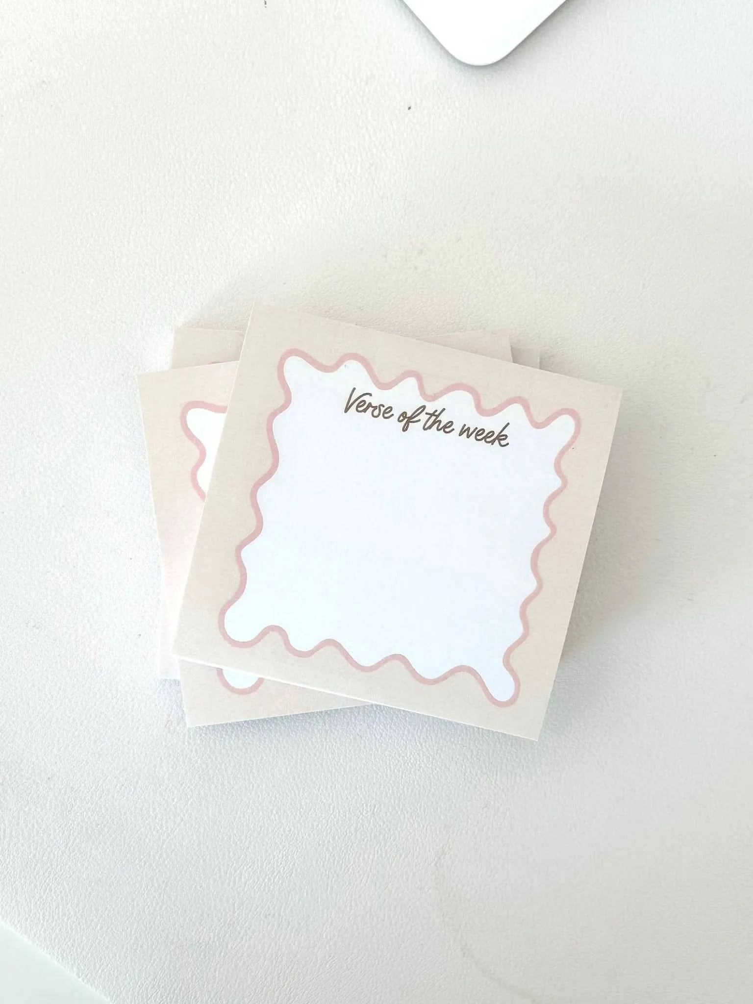 Bible Verse of the Week Sticky Notepad
