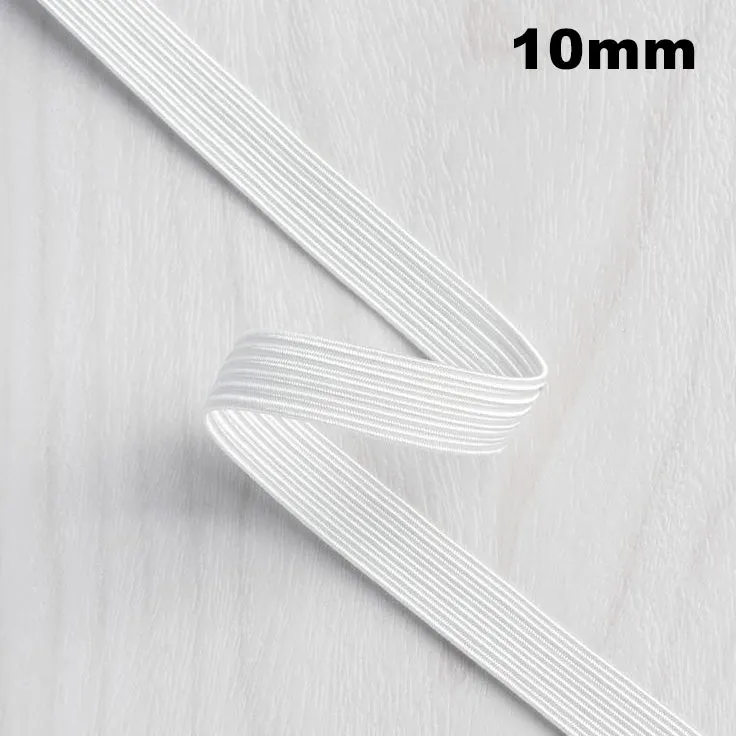 Braided Elastic Black & White