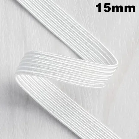 Braided Elastic Black & White