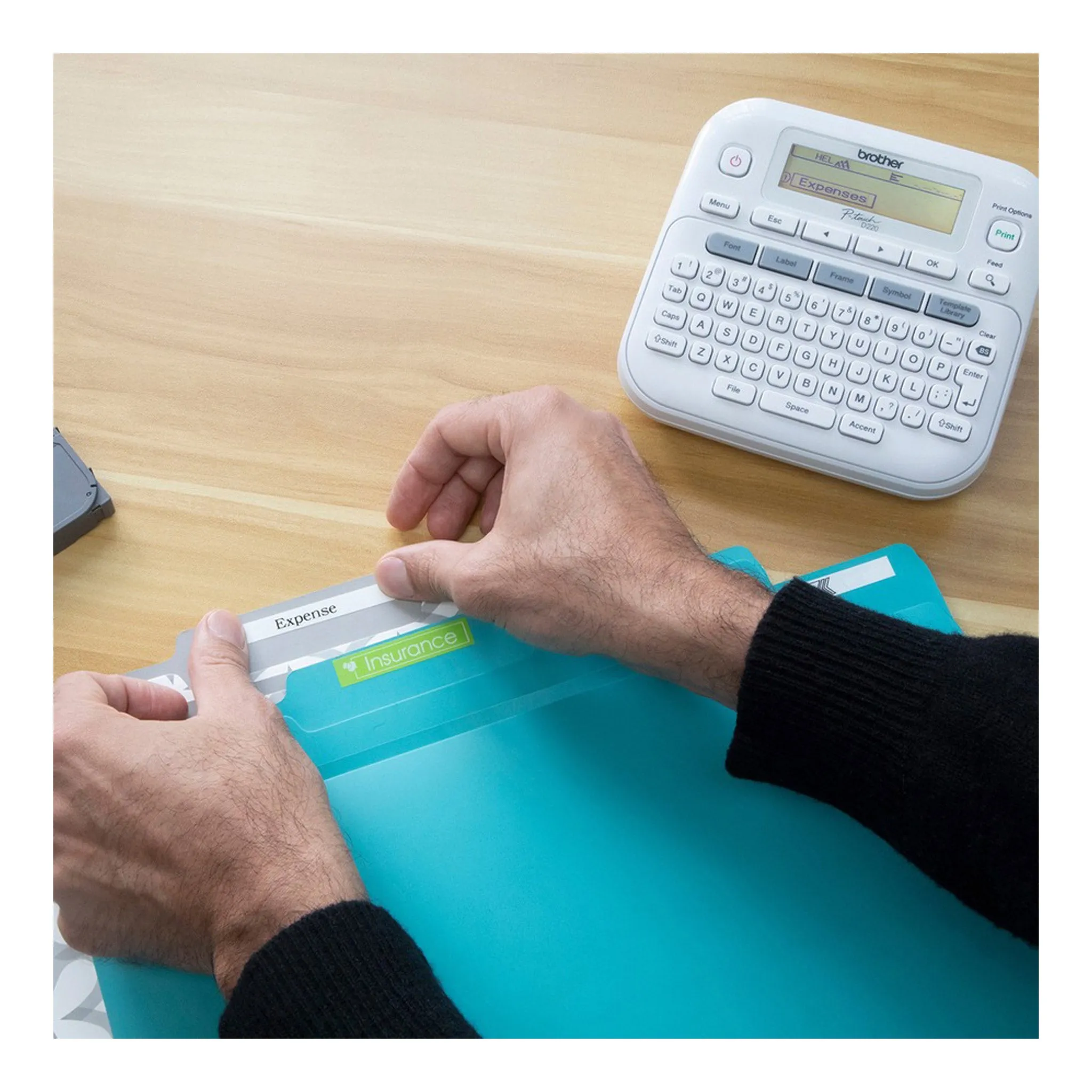 Brother PTD-220 P-Touch Home/Office Desktop Label Maker