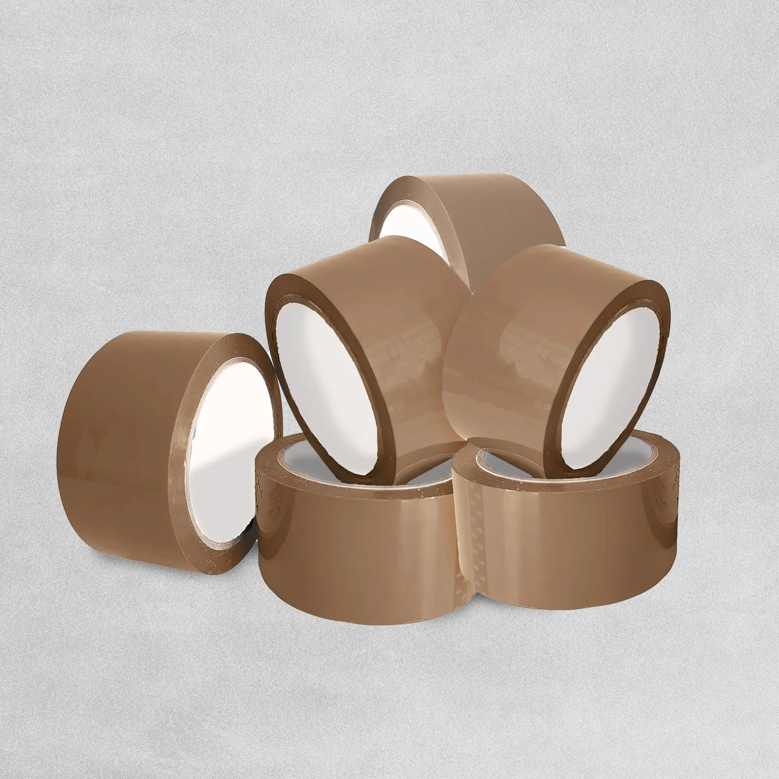 Brown Packing Sticky Tape 48mm x 66m - 6 rolls