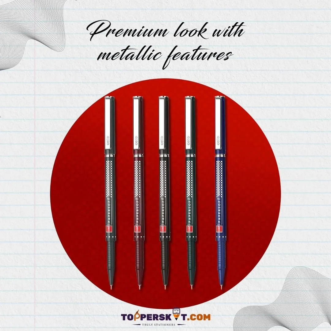 Cello Paper Soft Ball Pen – Blue ( Pack of 1 )