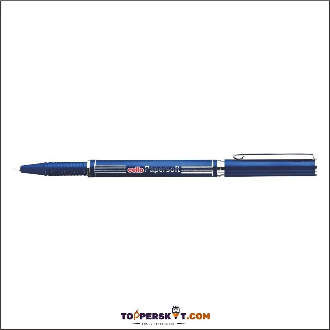 Cello Paper Soft Ball Pen – Blue ( Pack of 1 )