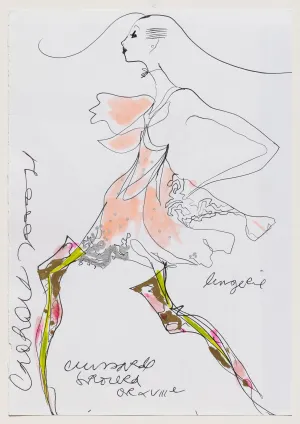 Christian Lacroix - Recherches Drawing 1
