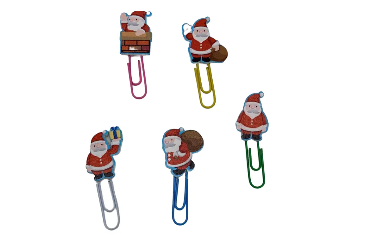 Christmas Santa Claus Paper Clips