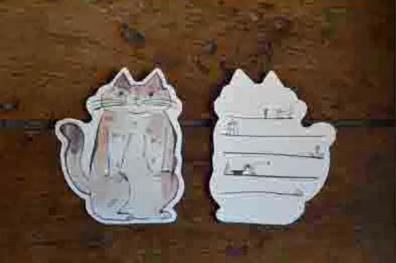 Classiky | Toranekobonbon Cat Cut Out Note Cards