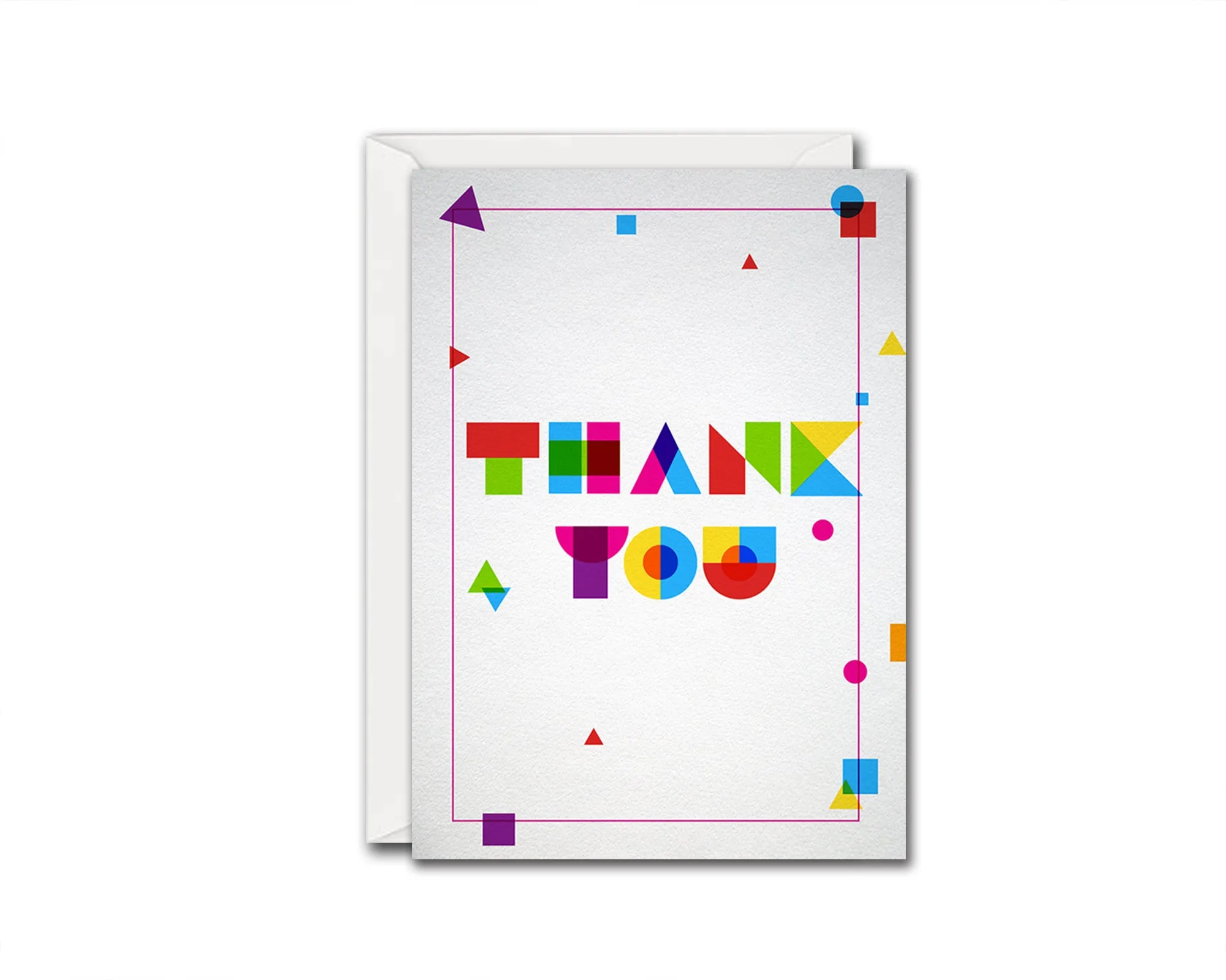 Colorful Thank you Messages Note Cards