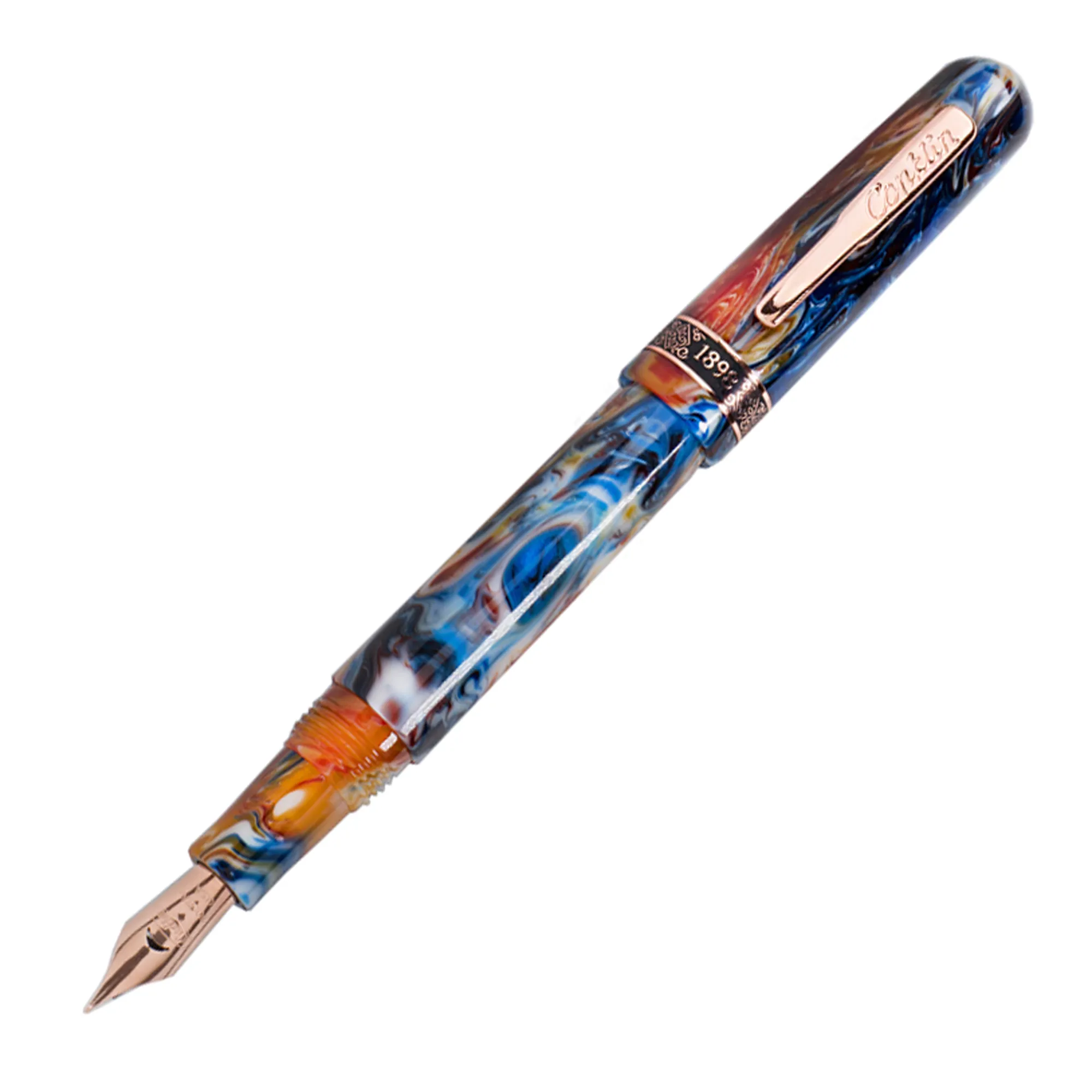 Conklin 1898 Misto Orange w/14kt Gold Nib - Fountain Pen