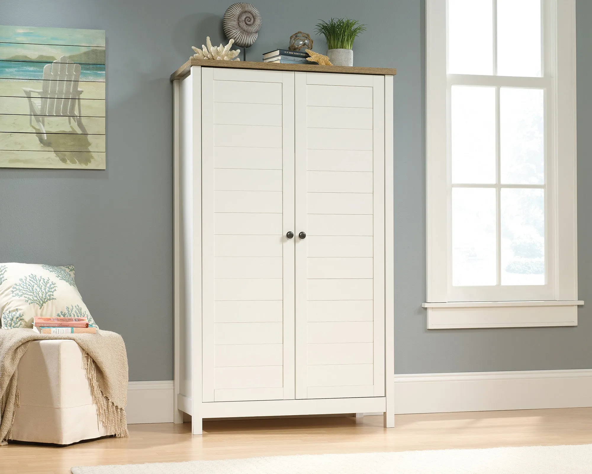 Cottage Road Storage Cabinet White