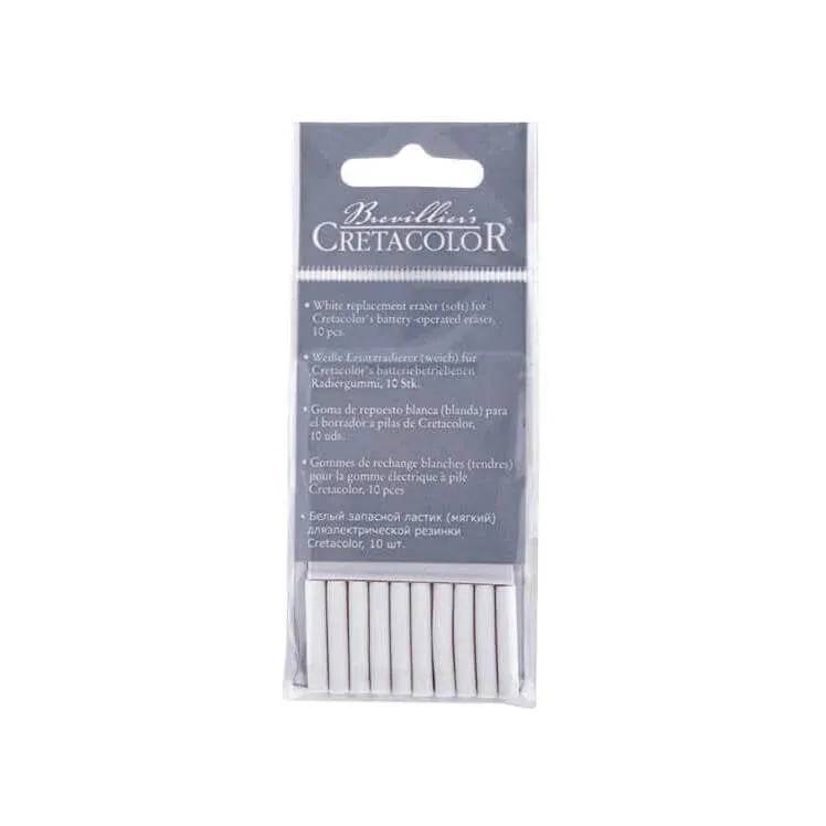 Cretacolor Electric Eraser Refills Set Of 10 Pcs