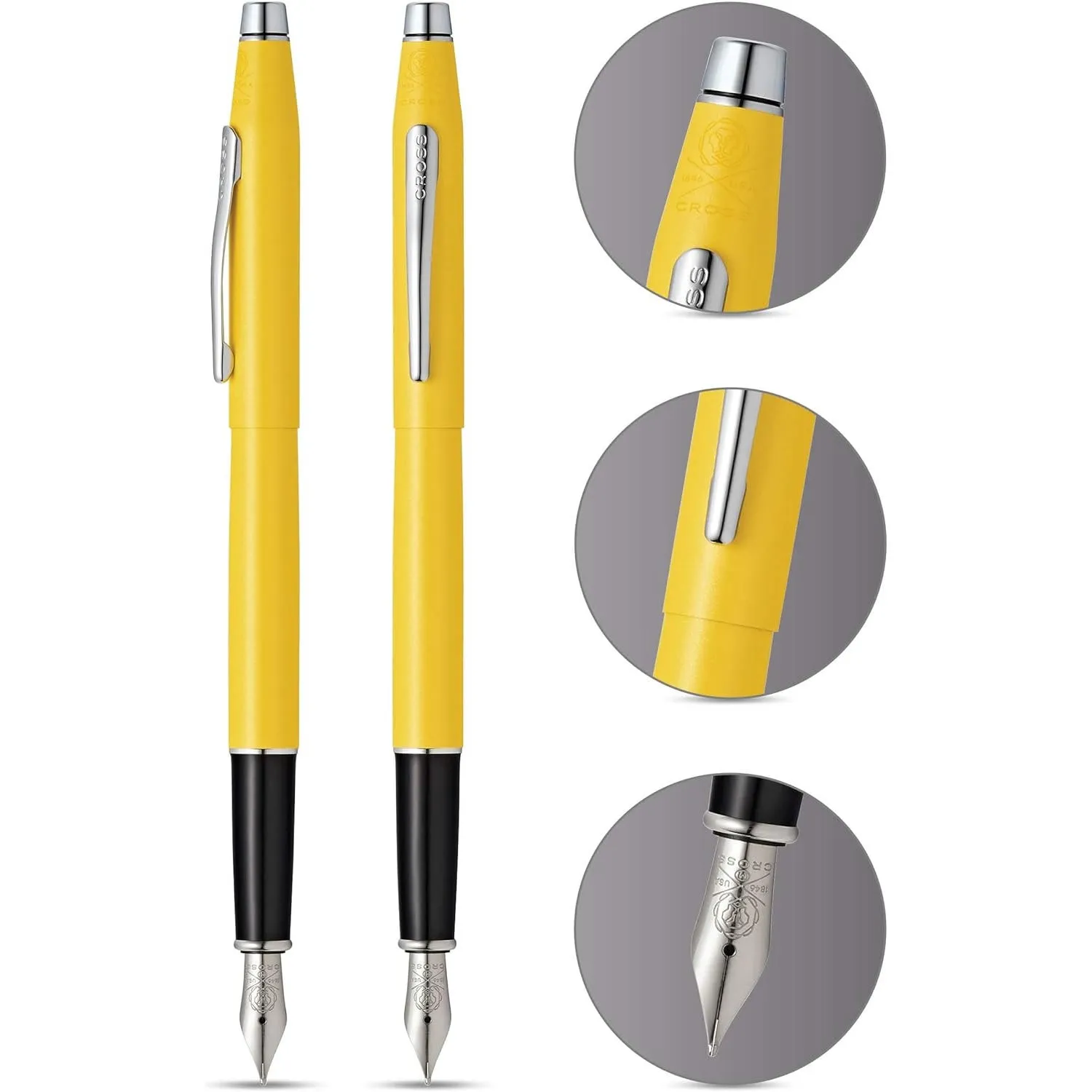 Cross Classic Century Aquatic Sunrise Yellow Fountain Pen