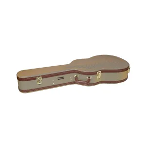 Crossrock CRW600C Premium Vintage Series Brown 4/4 Full Size Classical Guitar Case