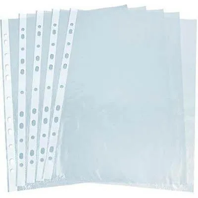Cumberland Sheet Protector Pvc 200 Micron Extra Heavy Duty Glass Clear A4 Clear Pack 25