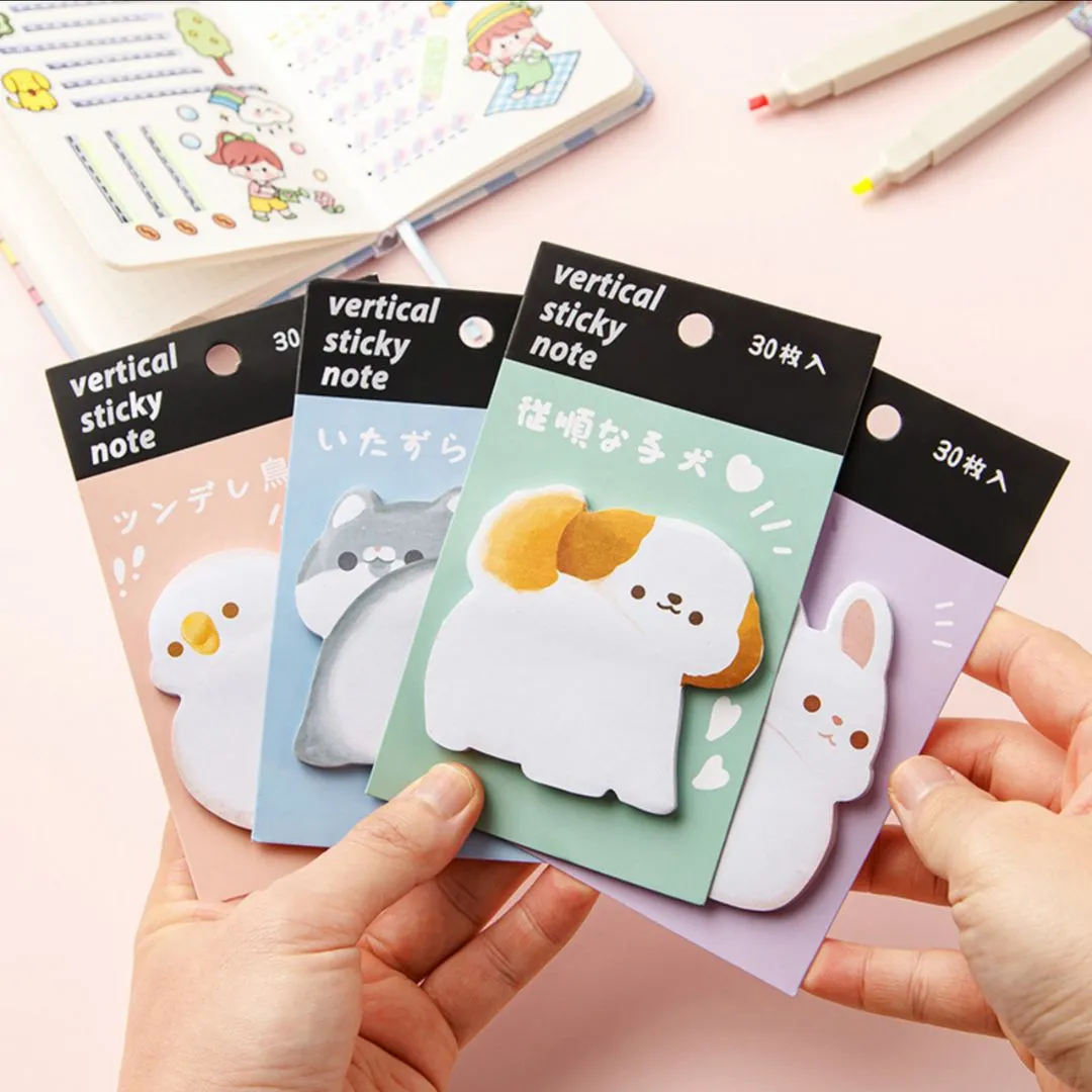 Cute Pet Sticky Notes | Adorable Stationery Post - Its