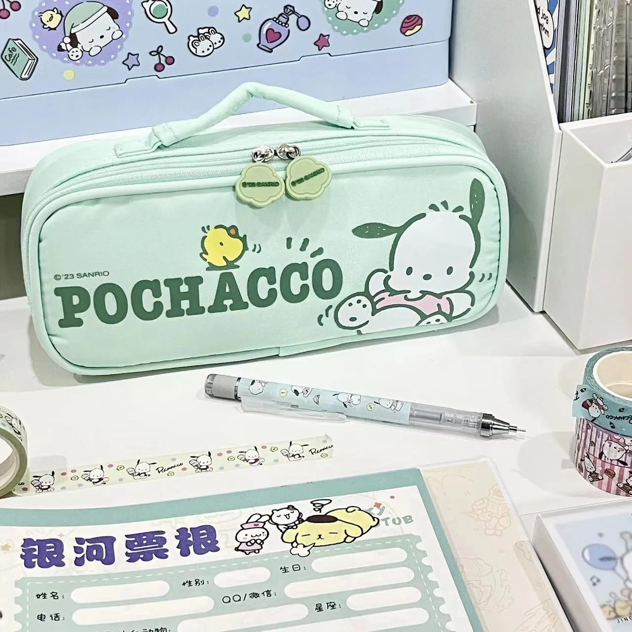 CuteDog Handy Pencil Case - Large Capacity for Students