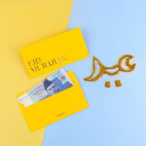 Dark Yellow Eidi Cards