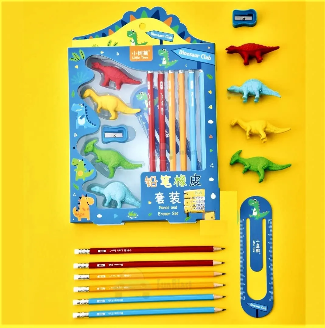 Dinosaur-Themed Stationery Set for Kids