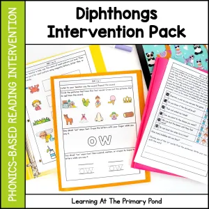 Diphthongs Intervention Pack | No-Prep, Phonics-Based Reading Intervention